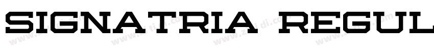 Signatria Regular字体转换 Signatria Regular字体转换